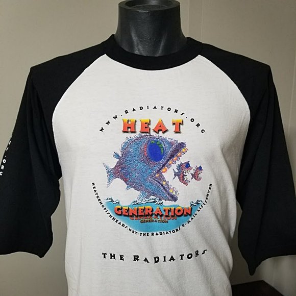 Alstyle Shirts Vintage The Radiators Heat Generation T Shirt L Fish